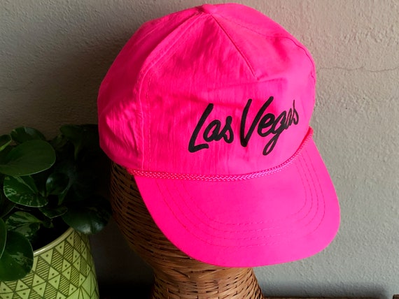 Hot Pink Hat Las Vegas Souvenir Vintage Hat Truck… - image 3