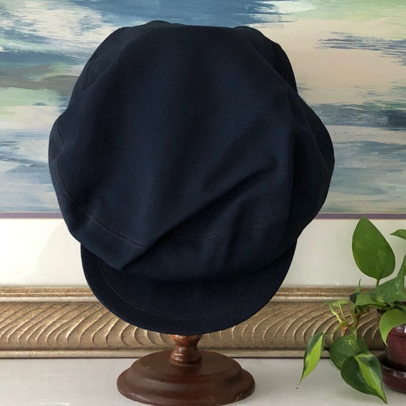 Blue Hat Navy Blue Cap Vintage Distressed Women's… - image 9