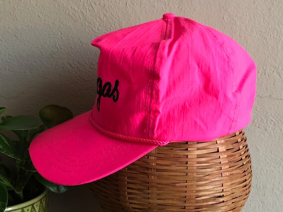 Hot Pink Hat Las Vegas Souvenir Vintage Hat Truck… - image 5