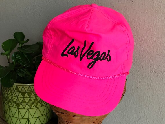 Hot Pink Hat Las Vegas Souvenir Vintage Hat Truck… - image 4