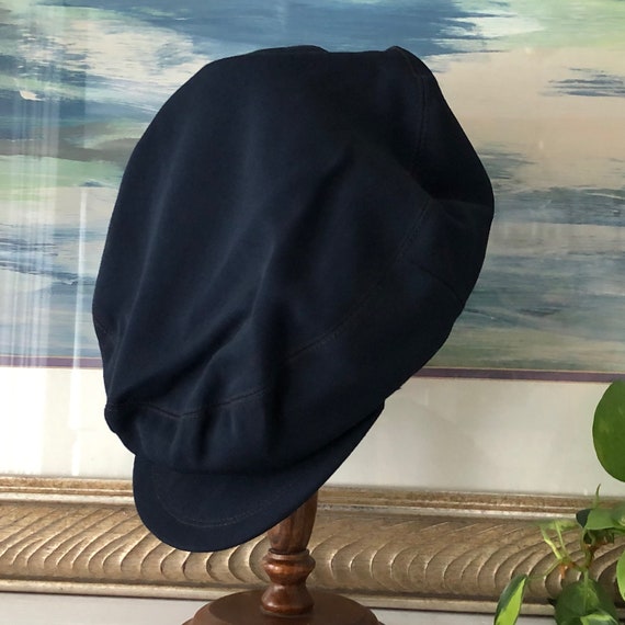 Blue Hat Navy Blue Cap Vintage Distressed Women's… - image 6