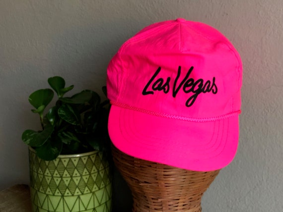 Hot Pink Hat Las Vegas Souvenir Vintage Hat Truck… - image 2