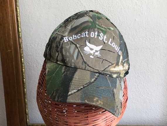 Camo Hat Vintage Bobcat St. Louis Hat Hunting Bas… - image 3