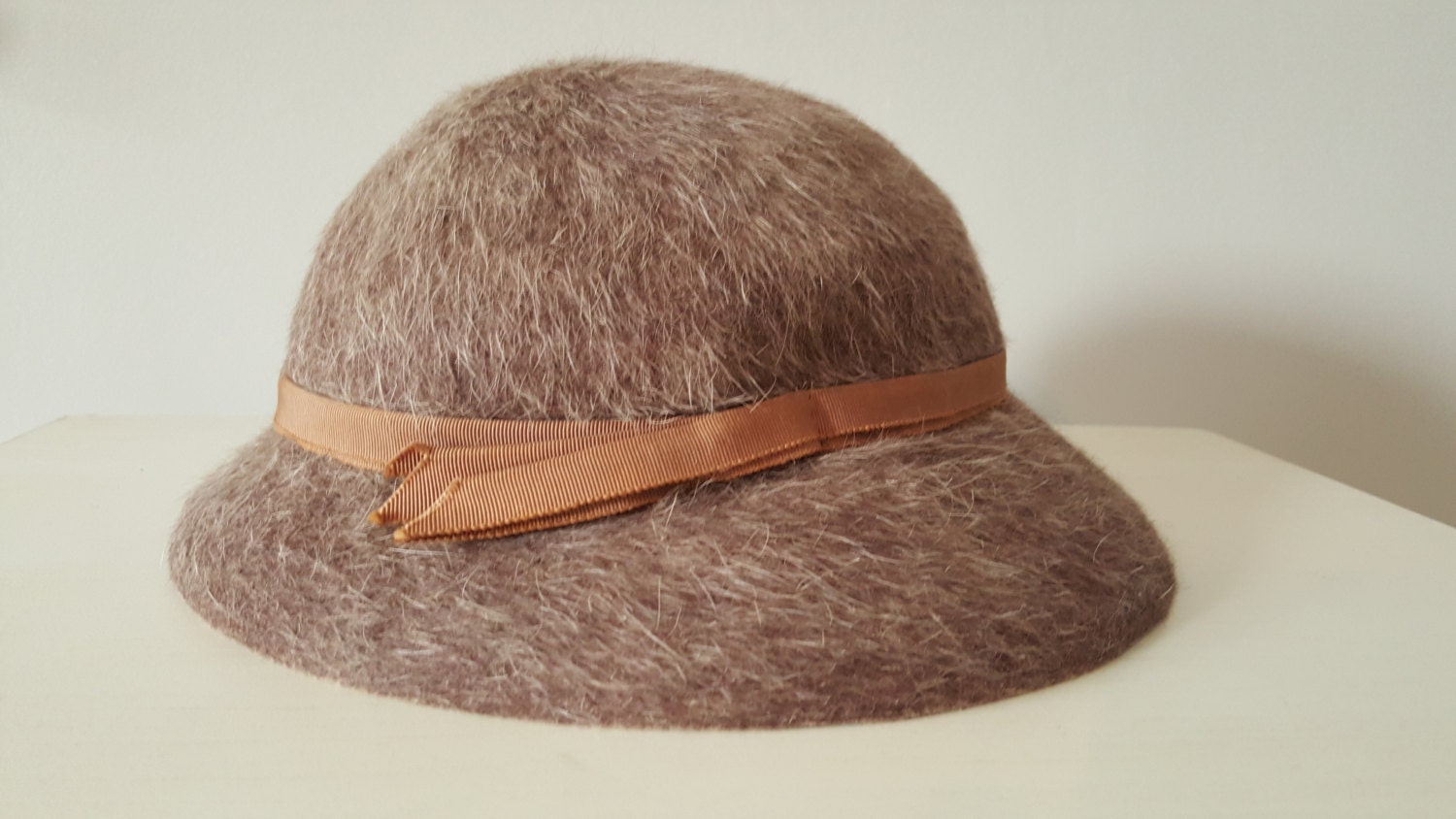 VTG Swanson Hattie Carnegie Faux Fur Brown Cloche Hat w/ 2 Matching Hat Pins 50s Hattie Carnegie Hat - Etsy main image 3