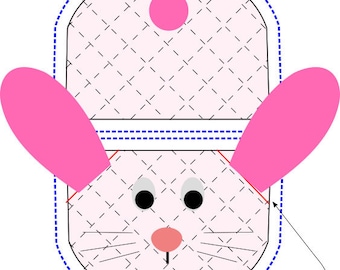 Gant de cuisine lapin (modèle de machine à coudre) en pdf