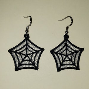 Spiderweb Freestanding lace machine embroidery design embroidery machine files