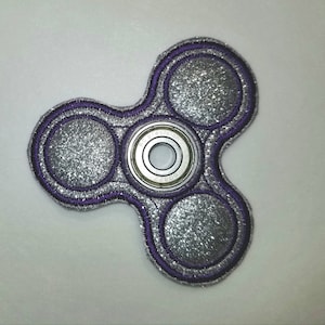 Fidget spinner in the hoop machine embroidery design pattern