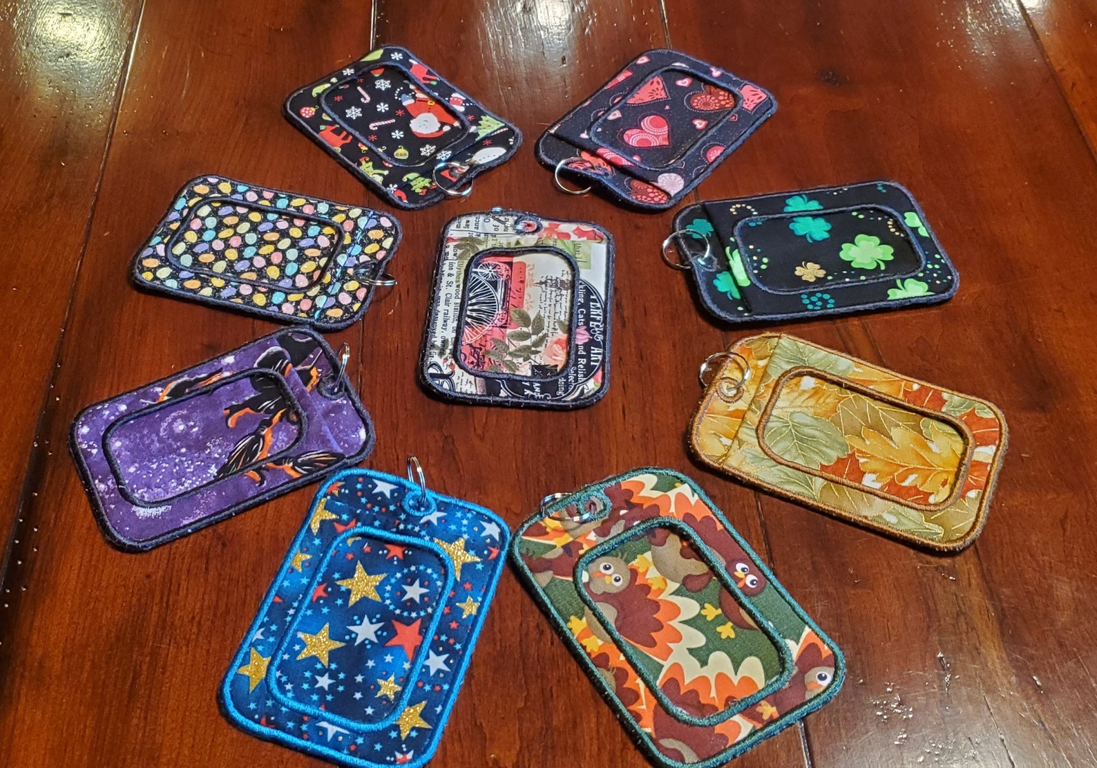 Luggage Tags in the Hoop Embroidery Design Pattern 4 Sizes Etsy