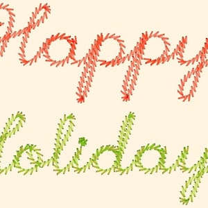 Christmas cards #2 in the hoop machine embroidery designs, set of 4 for cardstock or regular embroidery embroidery machine files