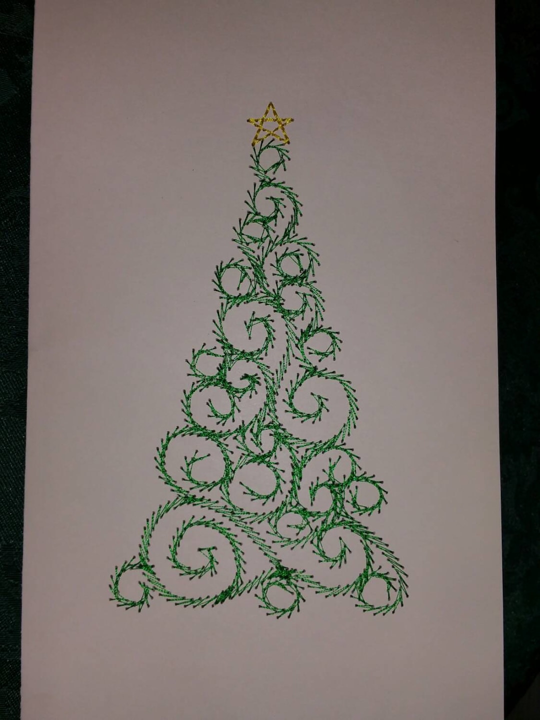 Christmas Cards in the Hoop Machine Embroidery Designs, Set of 3 for