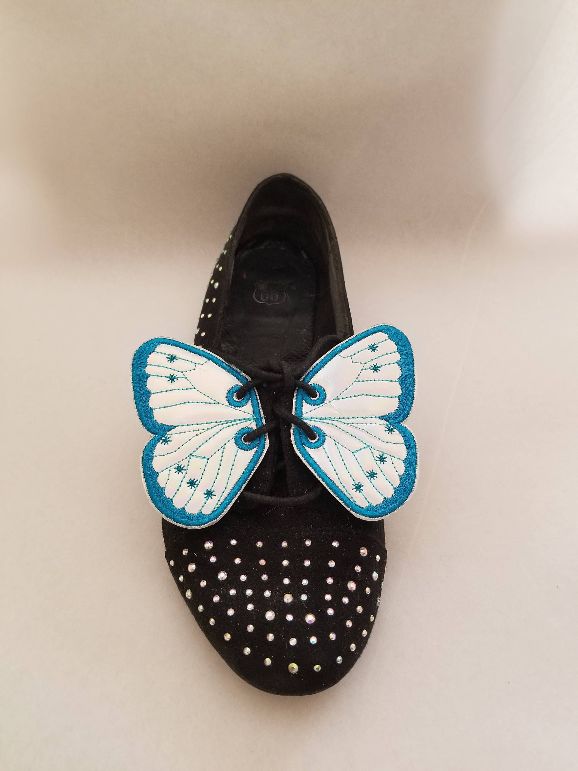 Butterfly2 shoe wings in the hoop machine embroidery design Etsy