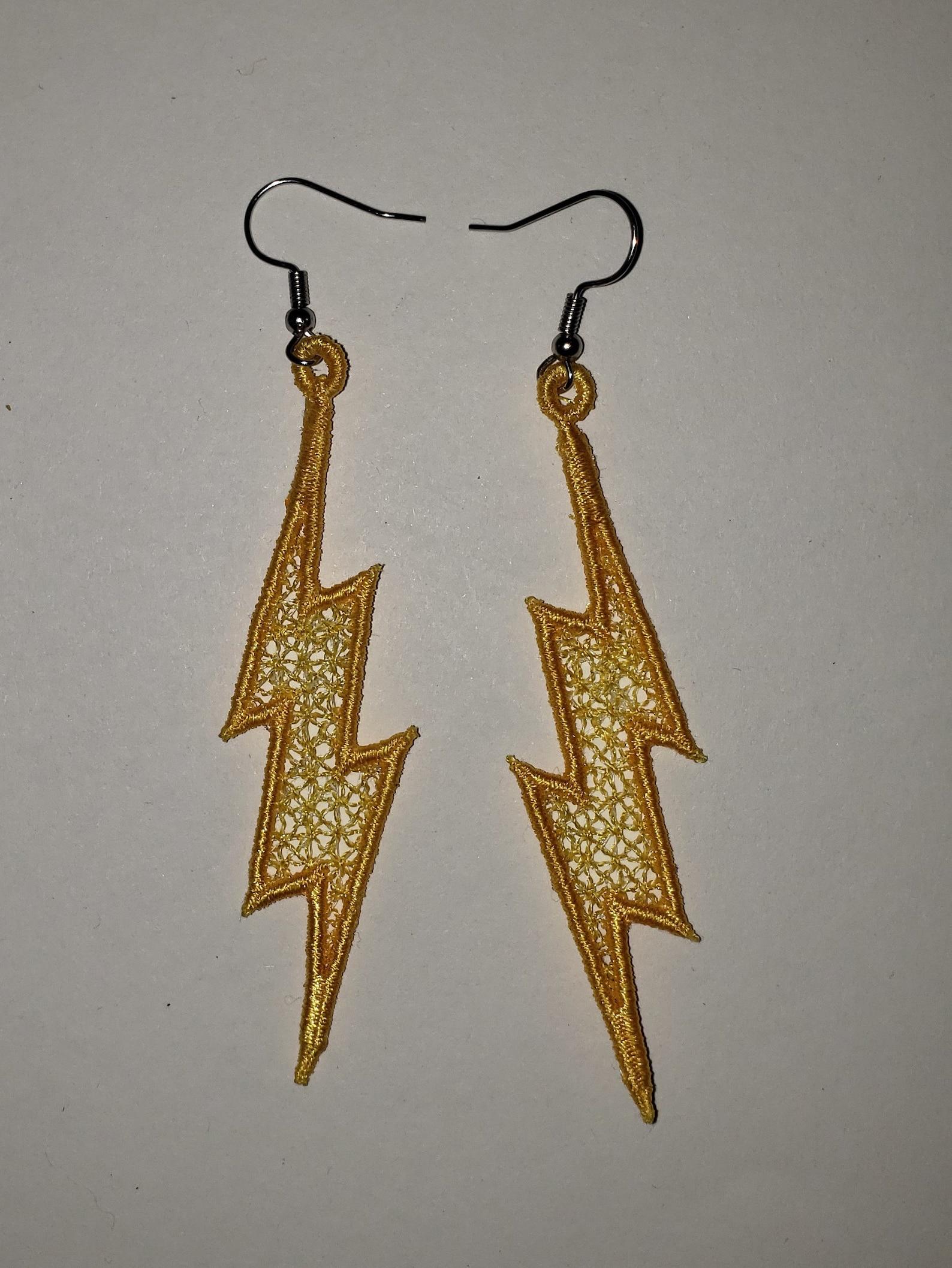 Lightning Bolt Ribbon Freestanding Lace Machine Embroidery Etsy