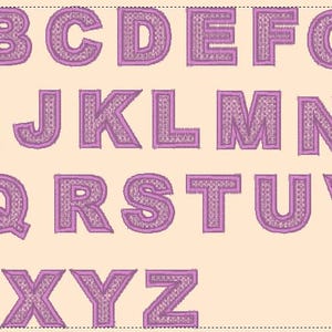 Mapped Lace Alphabet für Pedesign ver 10-11