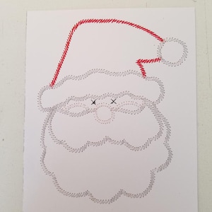 Christmas cards in the hoop machine embroidery designs, set of 4 for cardstock or regular embroidery embroidery machine files