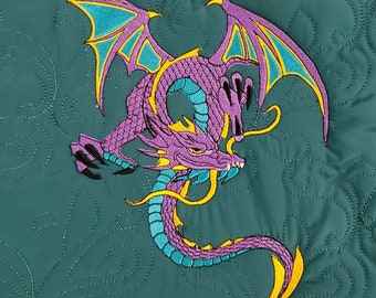 Dragon embroidery design 8 sizes embroidery machine files