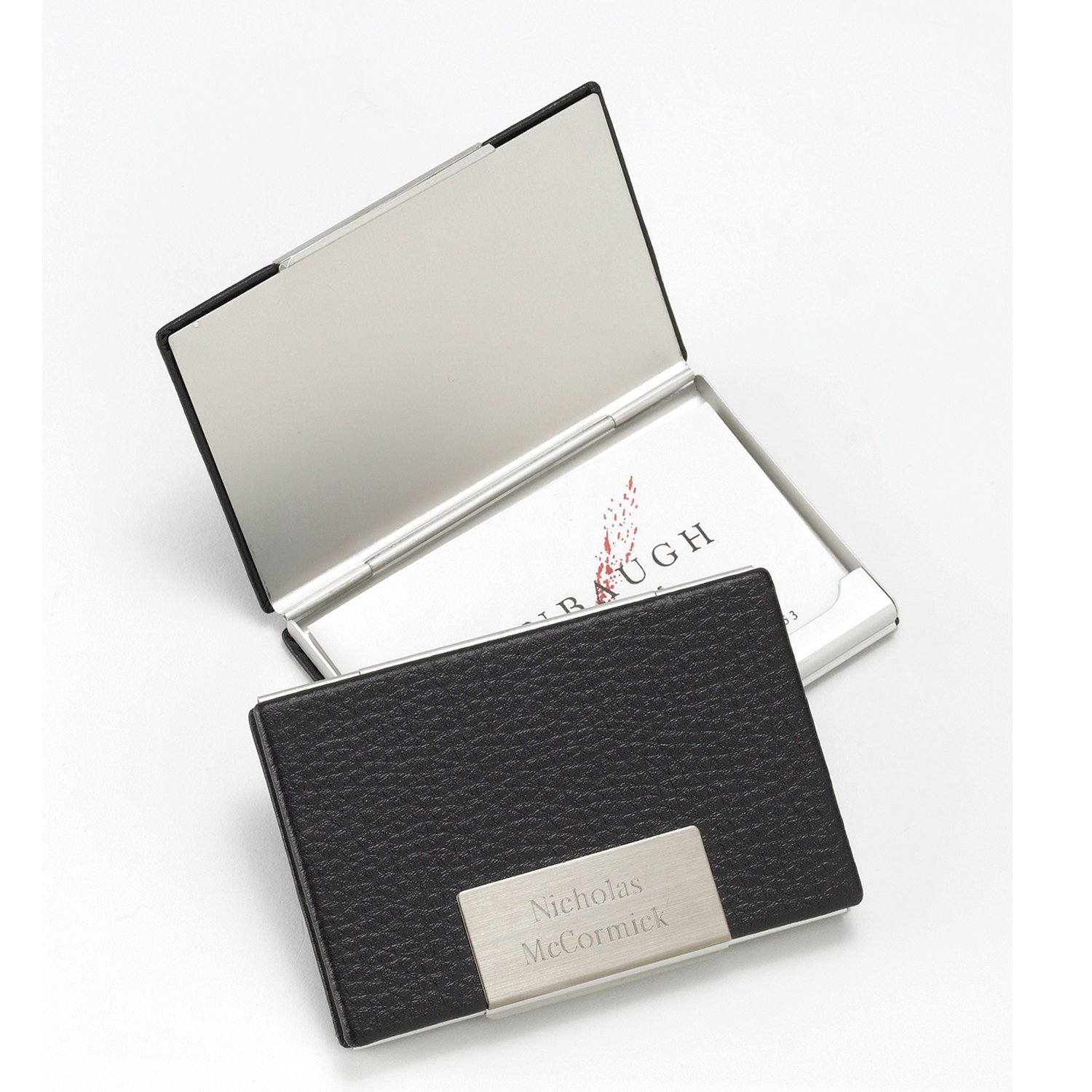 Personalized Business Card Case Monogrammed business Card Etsy