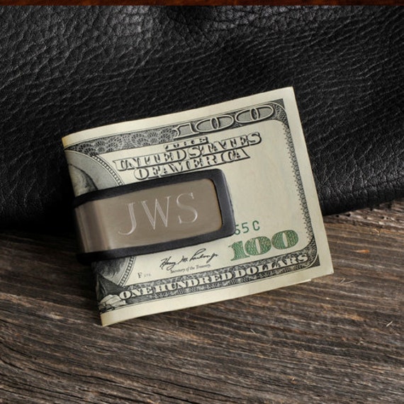 Personalized Sporty Fit Money Clip Groomsmen Gift Idea Etsy - 
