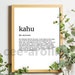 Printable Definition Quote - Kahu Print - Wall Art - Digital File ...