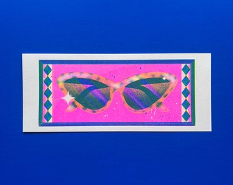 Sunnies - Mini Risograph Print