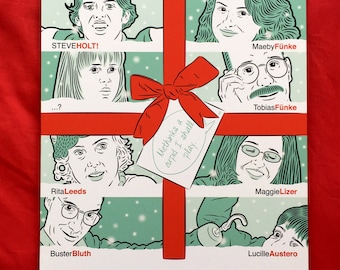 Love Maybe - Arrested Development / Love Actually themed art print