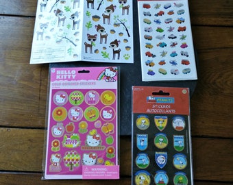 CHOOSE Hello Kitty kawaii cute stickers deer Snoopy Iwako Sandylion embellishment birthday party gift wrap decoration July 4th supply