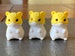 2+ mini hamster puzzle erasers kawaii cute pets yellow 3d animal figurines kids basket egg filler unisex Thanksgiving party favor gift 