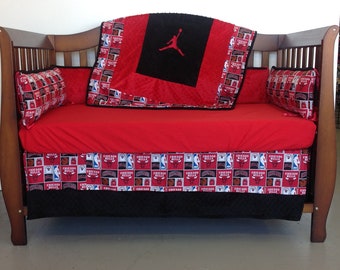 Jordan Crib Bedding Etsy