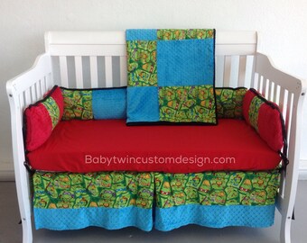 ninja turtle crib bedding