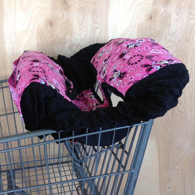 Ping Cart Minnie Mouse Pink Black High Chair Image 0