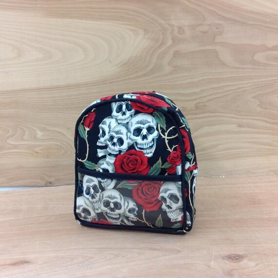skull mini backpack