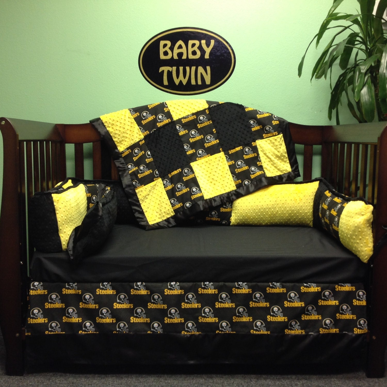 steelers baby crib bedding