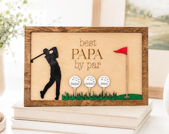 Best By Par Sign, Fathers Day Gift, Gift for Dad