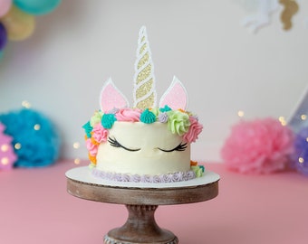 Unicorn Cake Topper – Unicorn Theme Party – Unicorn Birthday Party – Glitter Party Décor – Unicorn Birthday Décor – Unicorn Party Decor