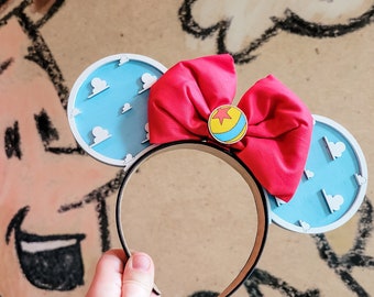 Blue Cloud Ears, Minnie Ears, Disney Headband, Blue Cloud Headband