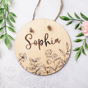 Olivia Door Sign - Etsy UK