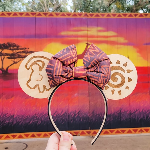 Lion King Minnie Ears, Minnie Ears, Disney Headband, Lion King Headband