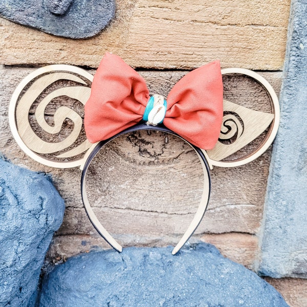 Moana Mouse Ears, Minnie Ears, Disney Headband