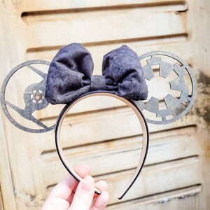 Darks Side Mouse Ears, Minnie Ears, Disney Mouse Ears, Star Wars Head Band
