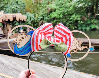 Jungle Cruise Minnie Ears, Minnie Ears, Disney Headband, Jungle Cruise Headband