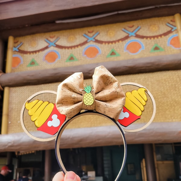 Dole Whip Ears, Minnie Ears, Disney Headband, Dole Whip Headband