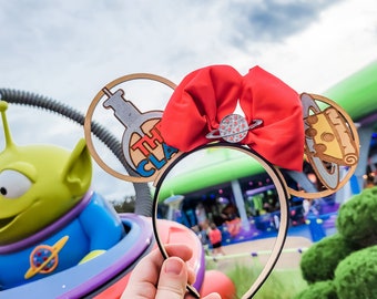 Pizza Planet Ears, Minnie Ears, Disney Headband, The Claw Headband