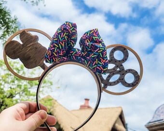 Mickey Bar Mouse Ears, Minnie Ears, Disney , Soft Pretzel Mouse Ears, Snack Mouse Ears