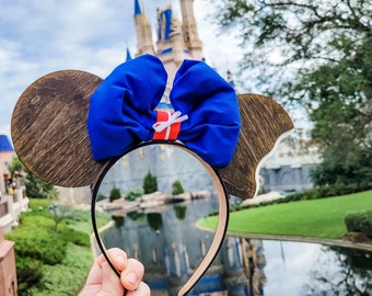 Mickey Bar Minnie Ears, Minnie Ears, Disney Headband, Snacks Headband