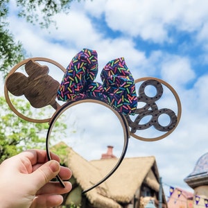 Mickey Bar Mouse Ears, Minnie Ears, Disney , Soft Pretzel Mouse Ears, Snack Mouse Ears