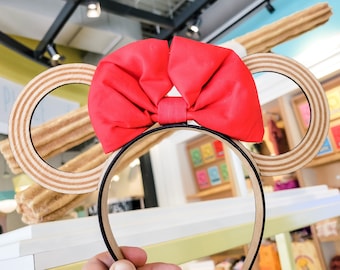Churro Minnie Ears, Minnie Ears, Disney Headband, Churros Headband
