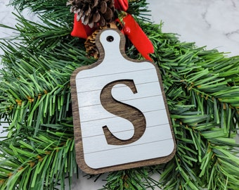 Monogram Ornament, Personalized Ornament, Christmas Ornament, Secret Santa Gift, Ornament Exchange