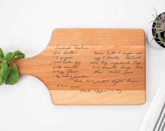 Recipe Cutting Board, charcuterie board, Gift for Mom, Mother's Day Gift, Cutting Board