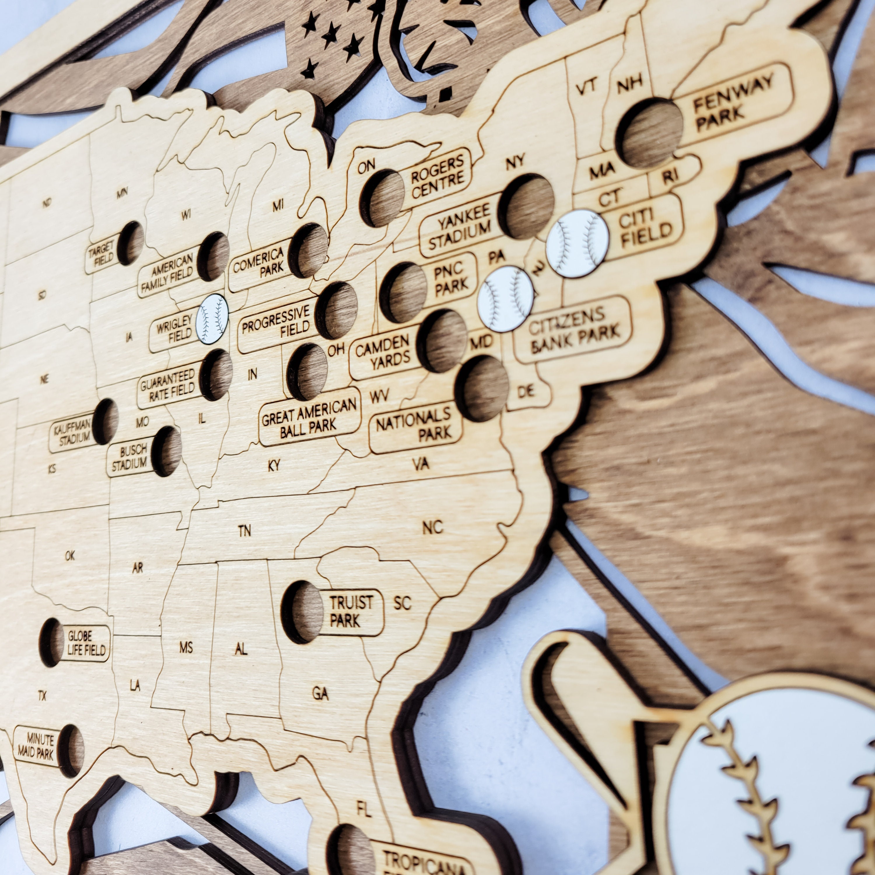 Mlb ballpark map - Etsy 日本