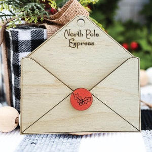 Adorno de Cartas a Papá Noel, Adorno navideño de 2023, Elefante blanco, Regalo secreto de Papá Noel, Intercambio de adornos