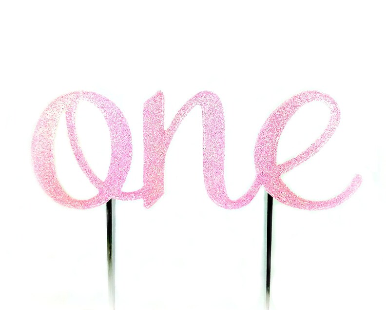 Blue One Cake Topper Birthday Cake Toppers First Birthday | Etsy